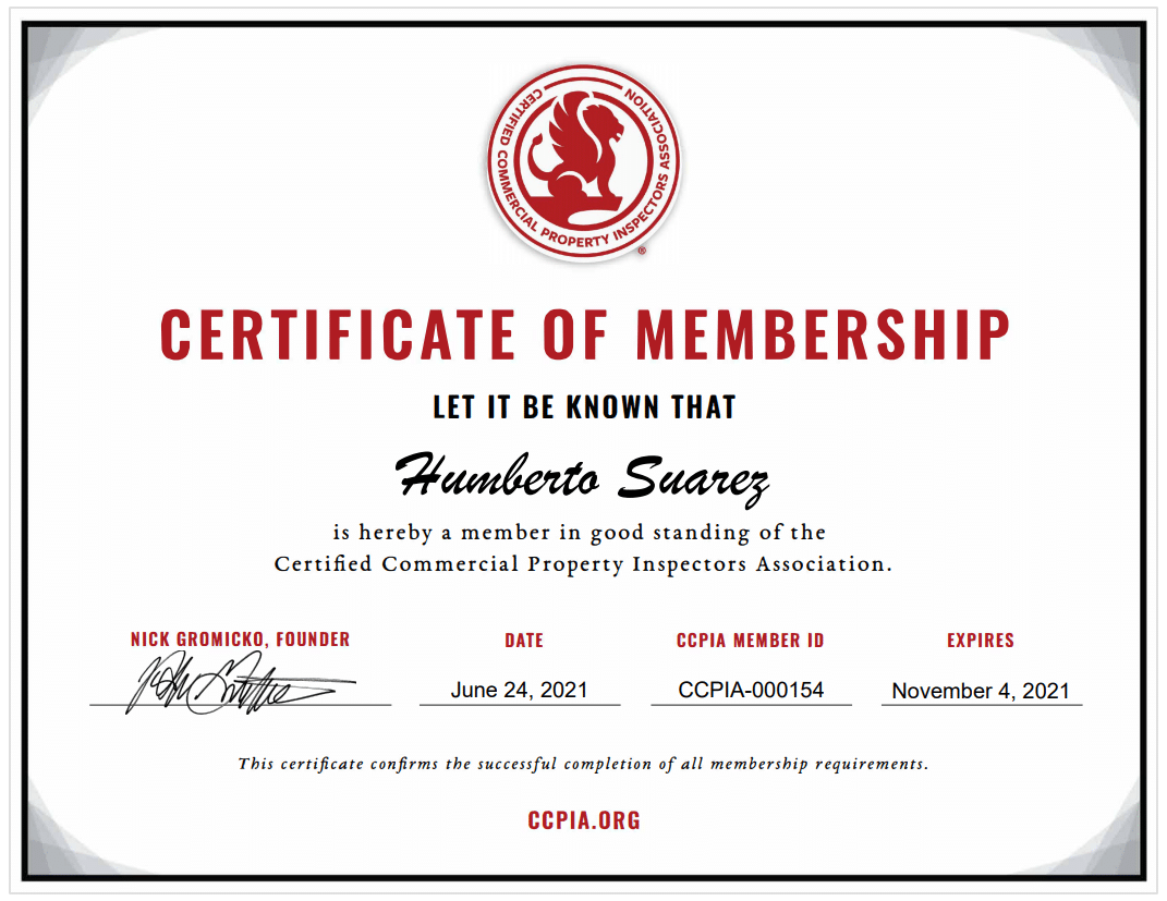 Commercial Certificate Two