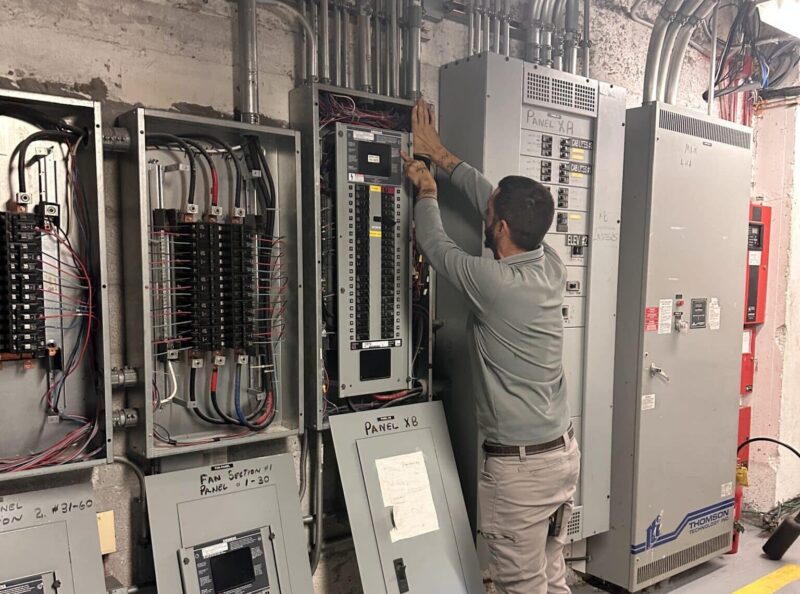 Humberto Performing Thermal Inspection