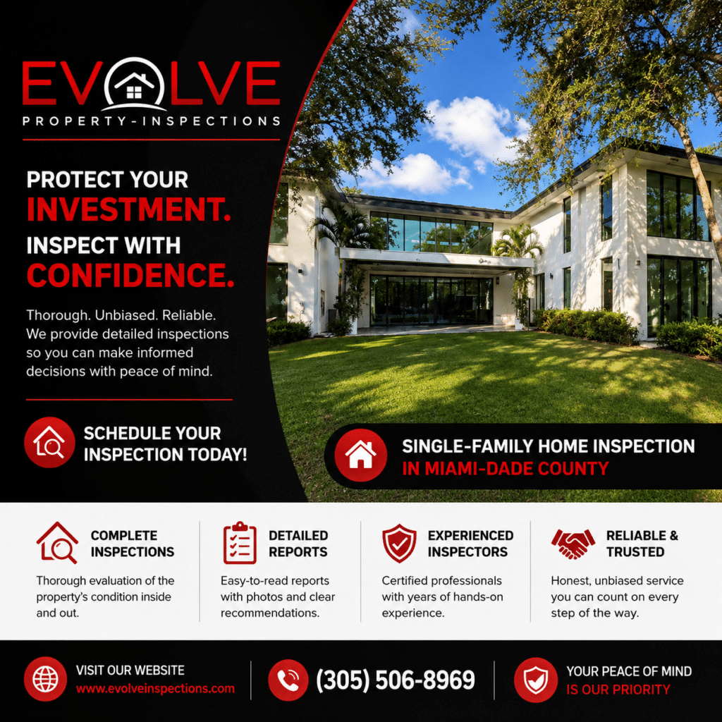 single-family home inspection in Miami-Dade County
